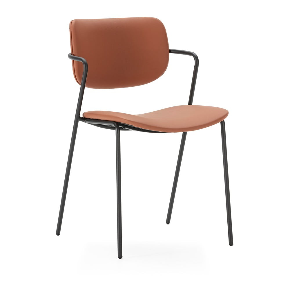 Set di sedie da pranzo color mattone 2 pz Maika - Marckeric | Sedie da pranzo
