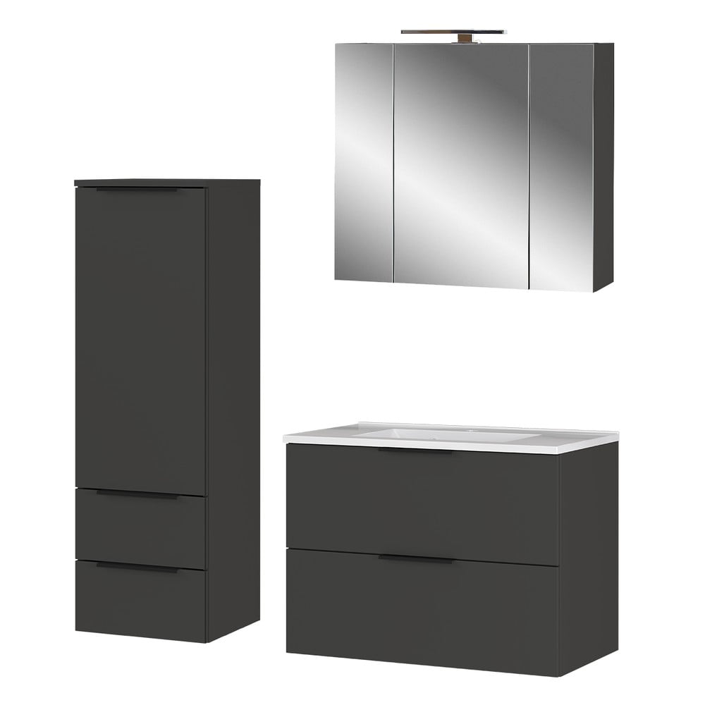 Set da bagno antracite Crandon - Germania | Set da bagno