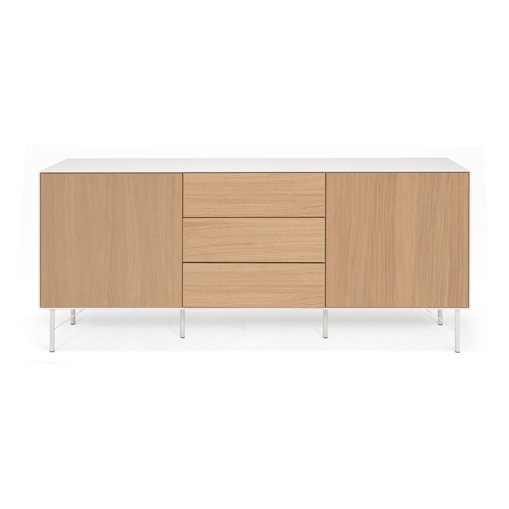 Cassettiera bianca con ante in rovere Edge by Hammel - Hammel Furniture | Cassettiere