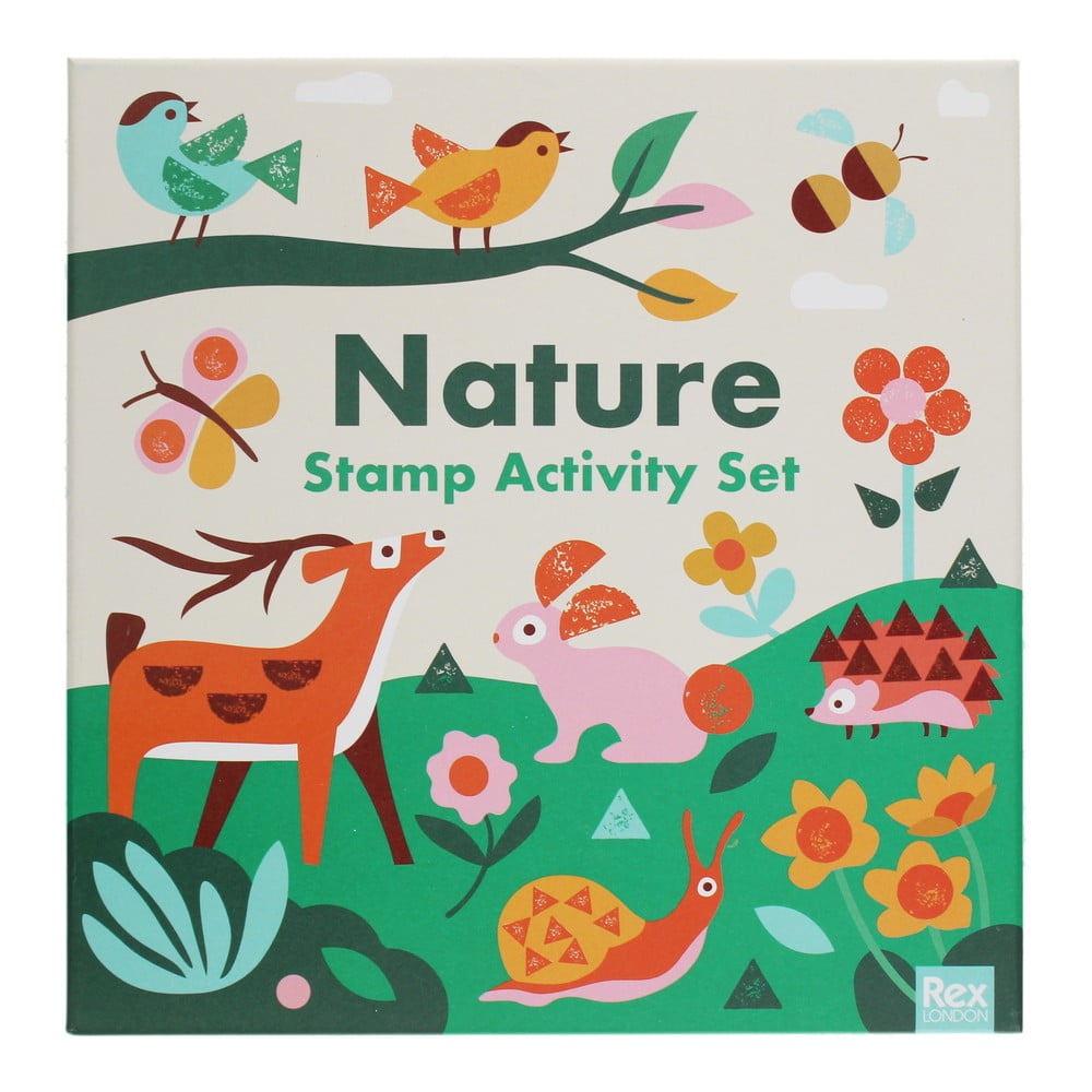 Set creativo Stamp Activity Set Nature - Rex London | Giocattoli creativi