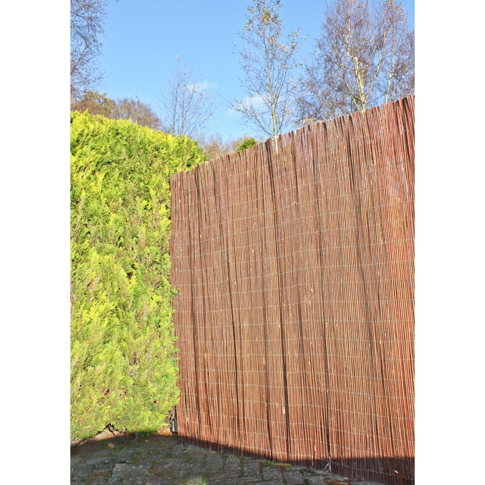 Tappetino frangivista in salice colore naturale 300x200 cm - Garden Pleasure | Paraventi per balcone