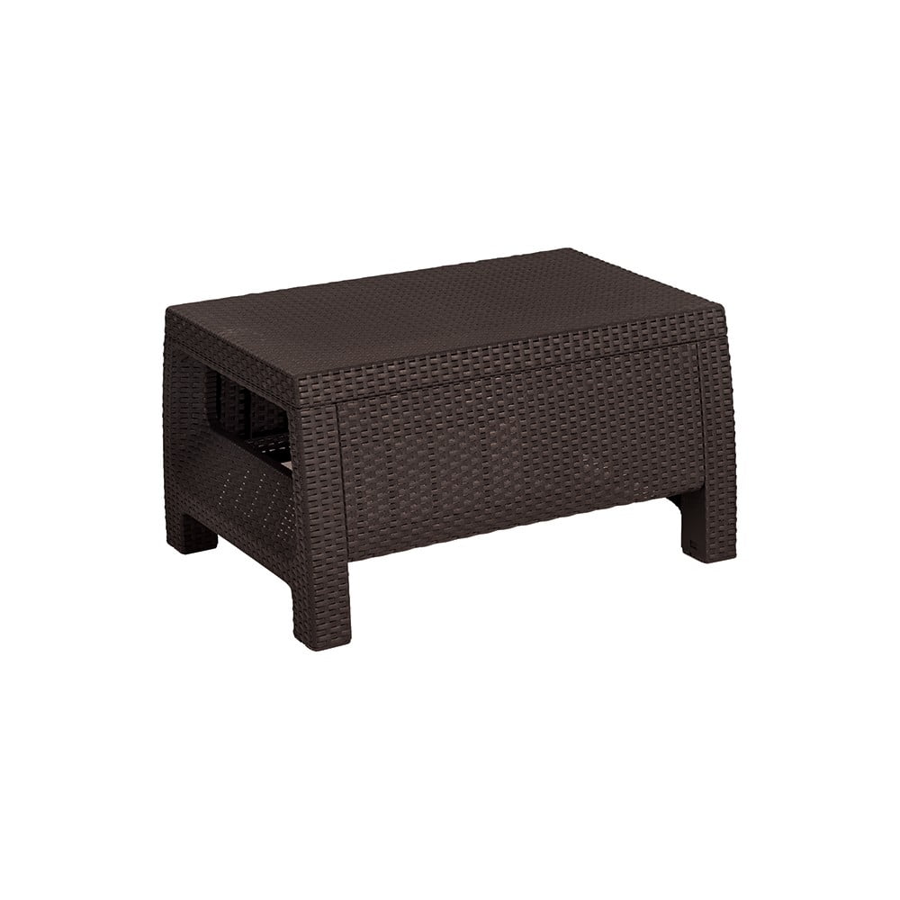 Tavolo da giardino in rattan 57x77 cm Corfu - Keter | Tavolini da giardino