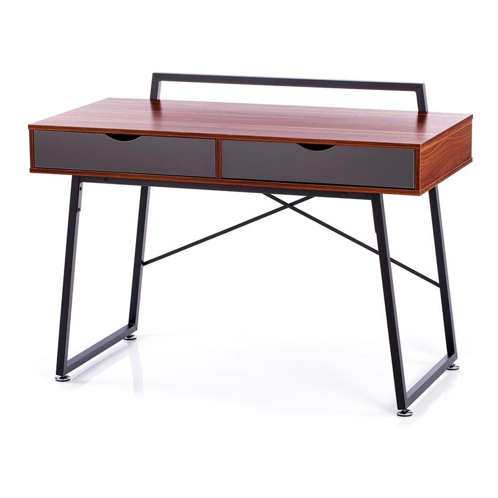 Tavolo da lavoro con piano in legno di noce 57,5x120 cm Tolm - Homede | Scrivanie e postazioni da lavoro
