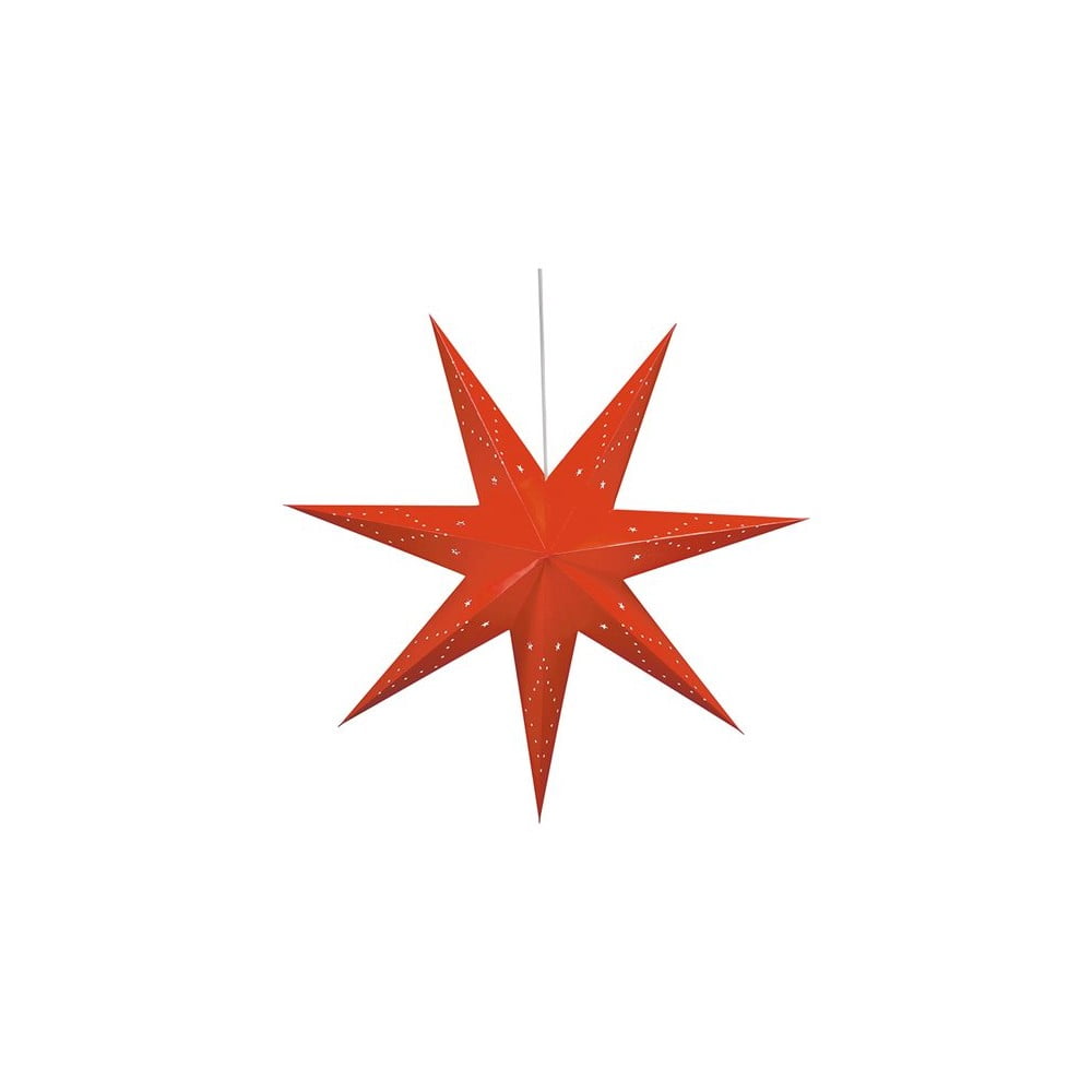 Decorazione luminosa natalizia rossa da appendere Saturnus - Markslöjd | Decorazioni luminose