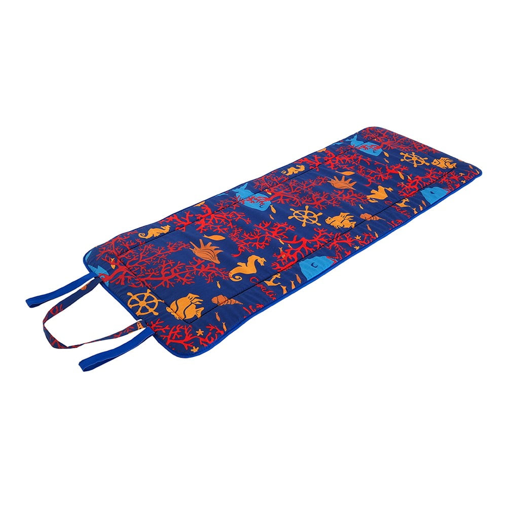 Cuscino per seduta da giardino rosso/blu per sedia a sdraio 52x148 cm   Seahorse – B.E.S. | Cuscini per mobili da giardino