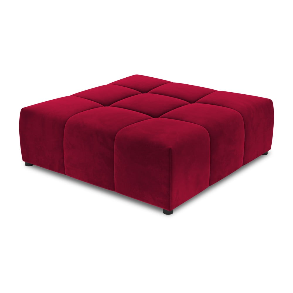 Modulo divano in velluto rosso Rome Velvet - Cosmopolitan Design | Tutte le parti dei divani componibili