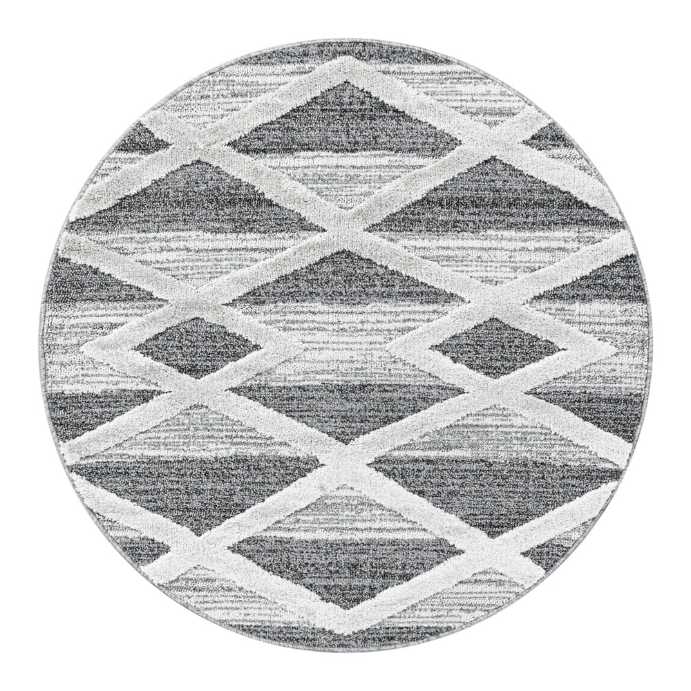Tappeto rotondo grigio ø 80 cm Pisa - Ayyildiz Carpets | Tappeti