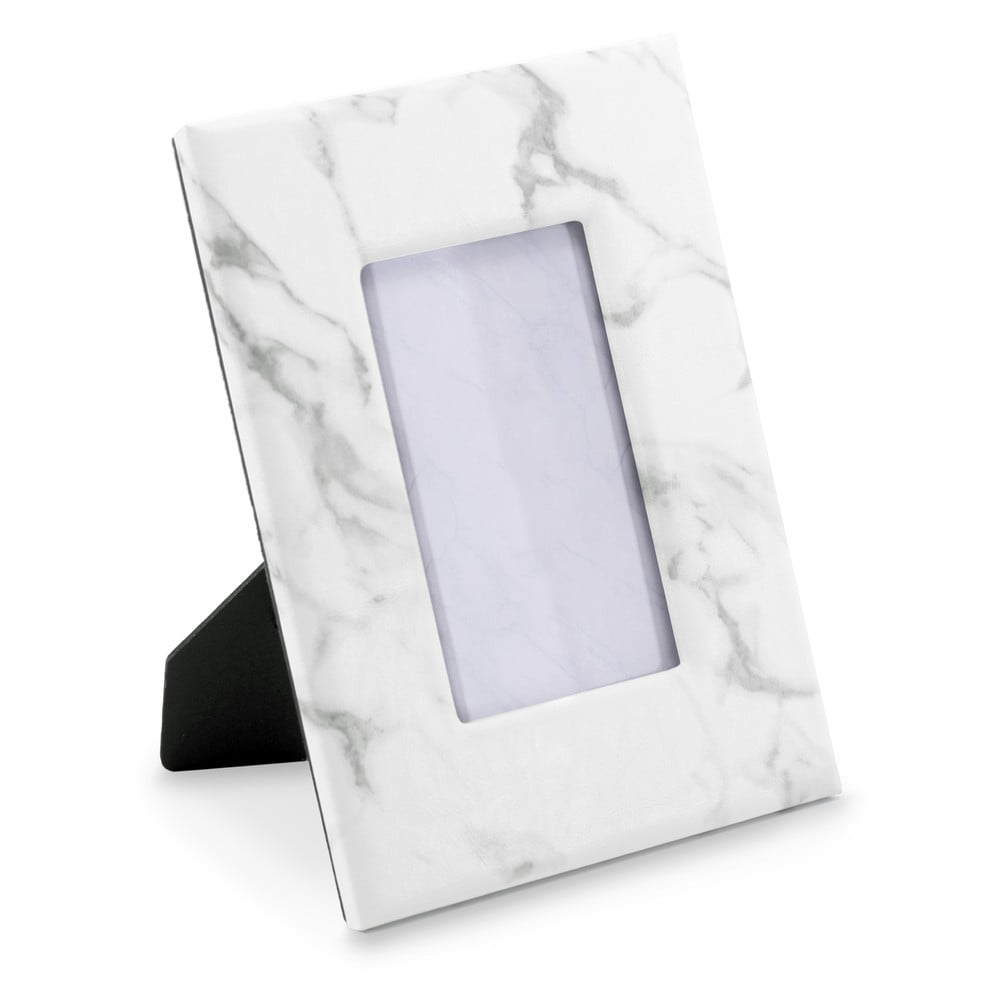Cornice bianca in plastica verticale con sostegno 21x26 cm Marbo – Restilo | Cornici