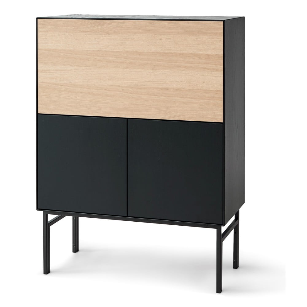 Mobile vino nero in rovere 91x111 cm Edge by Hammel - Hammel Furniture | Mobiletti per il vino