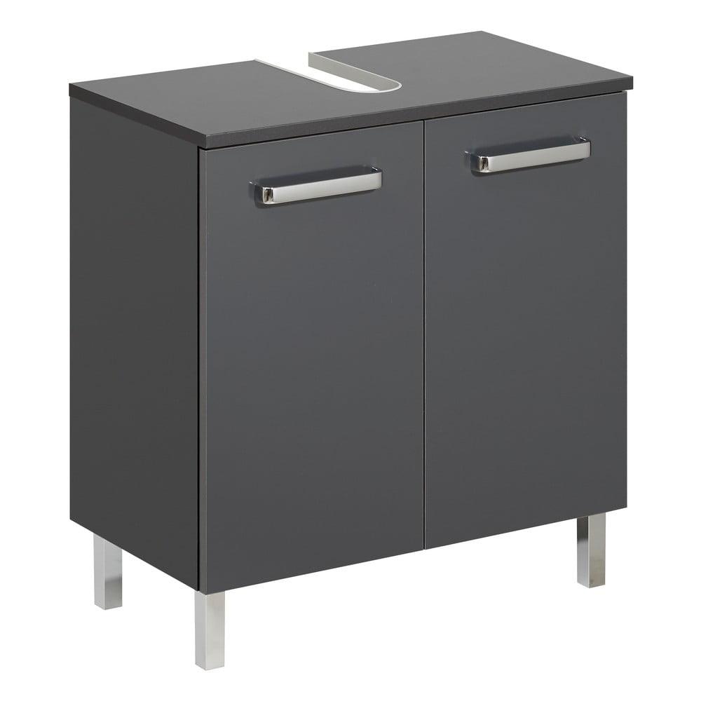Mobile grigio sotto il lavabo 60x62 cm Set 311 - Pelipal | Mobili da lavabo