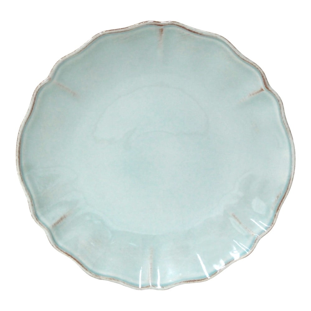Piatto da dessert in gres blu-turchese ø 21 cm Alentejo - Costa Nova | Piatti