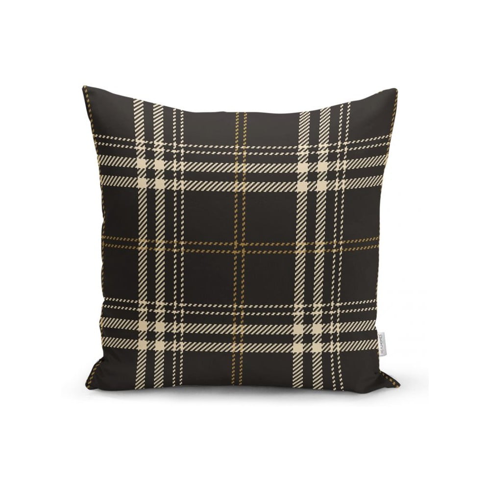 Federa decorativa nera e beige Flanella, 45 x 45 cm - Minimalist Cushion Covers | Federe
