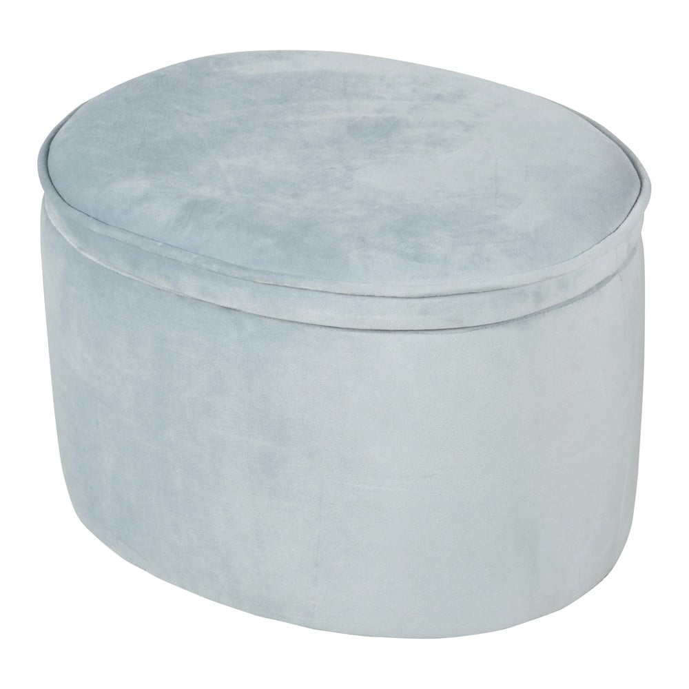 Pouf per bambini in velluto azzurro Lil Sofa - Roba | Pouf per bambini