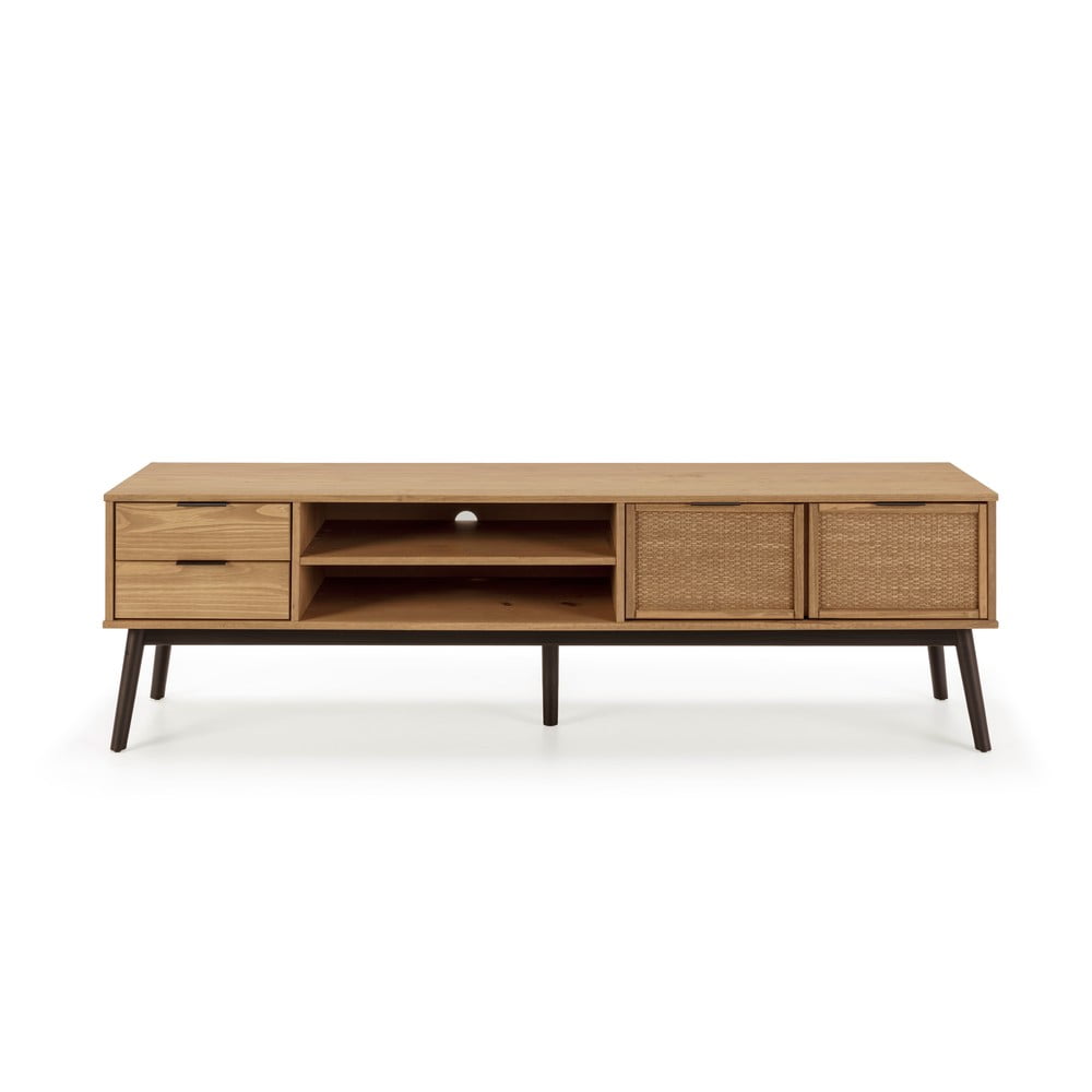 Mobile TV in legno di pino 180x52 cm Natasha - Marckeric | Mobili TV