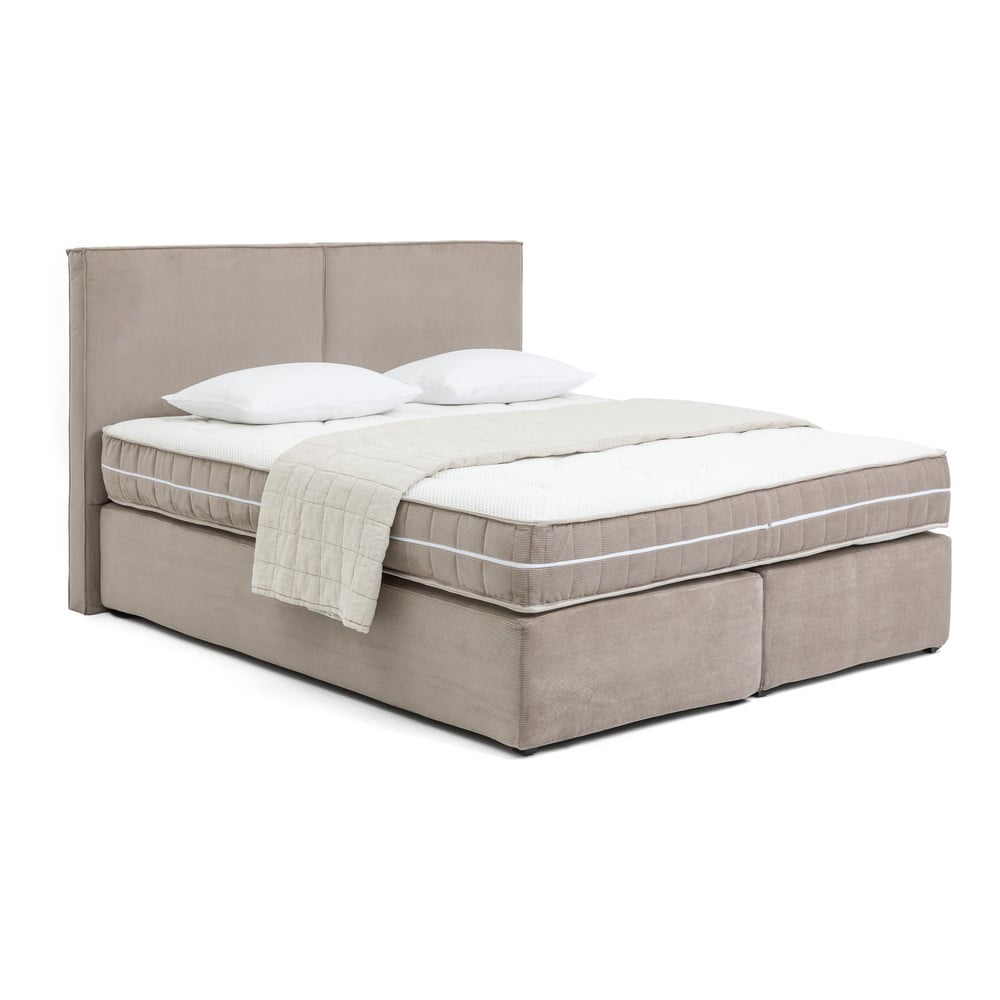 Letto boxspring grigio tortora 160x200 cm Olia Bold – Bonami Selection | Letti boxspring