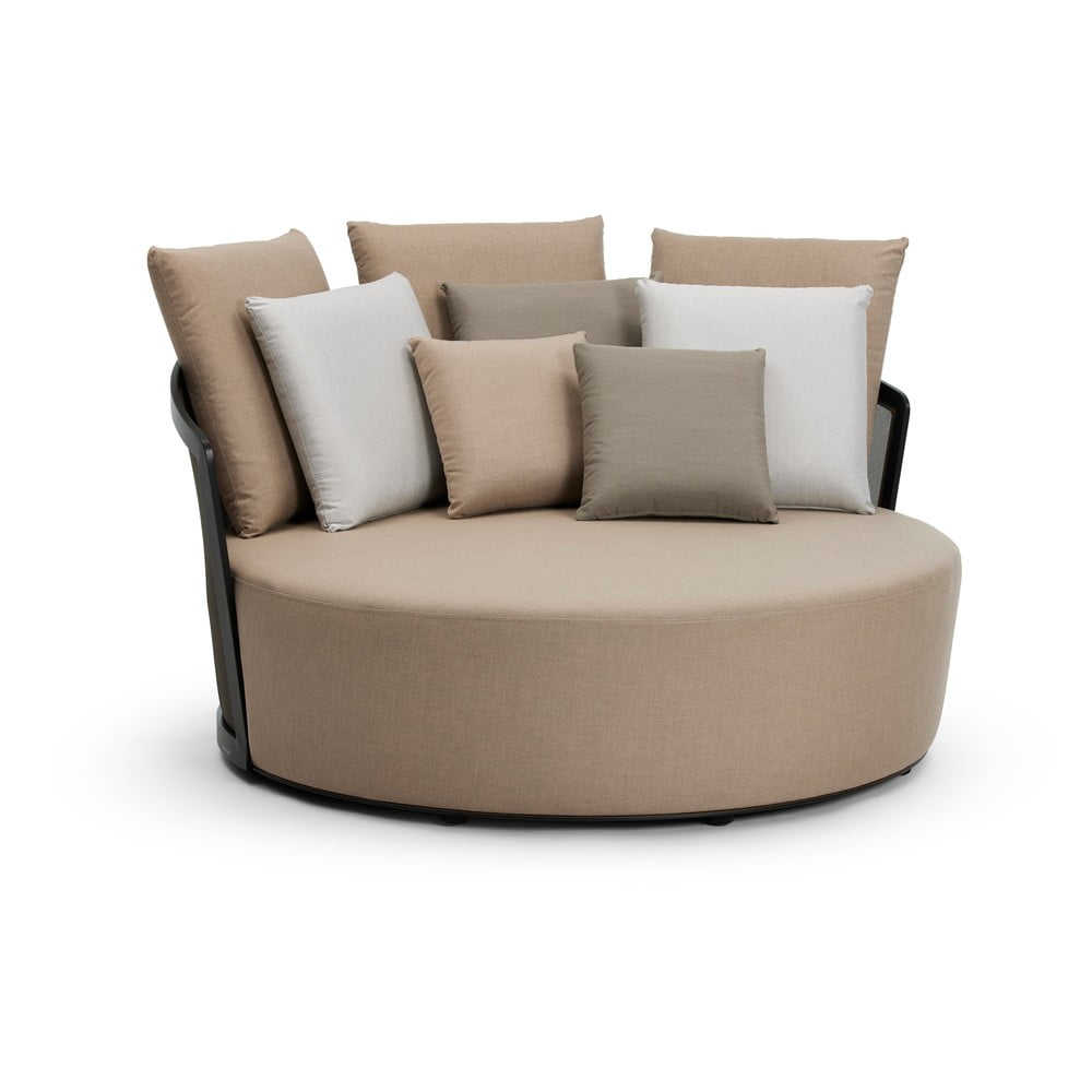Lettino da giardino imbottito beige Cielo - Diphano | Lettini da giardino