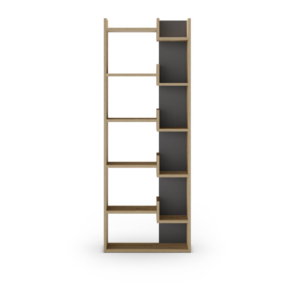 Libreria in rovere 60,5x162 cm Klapo - Marckeric | Librerie