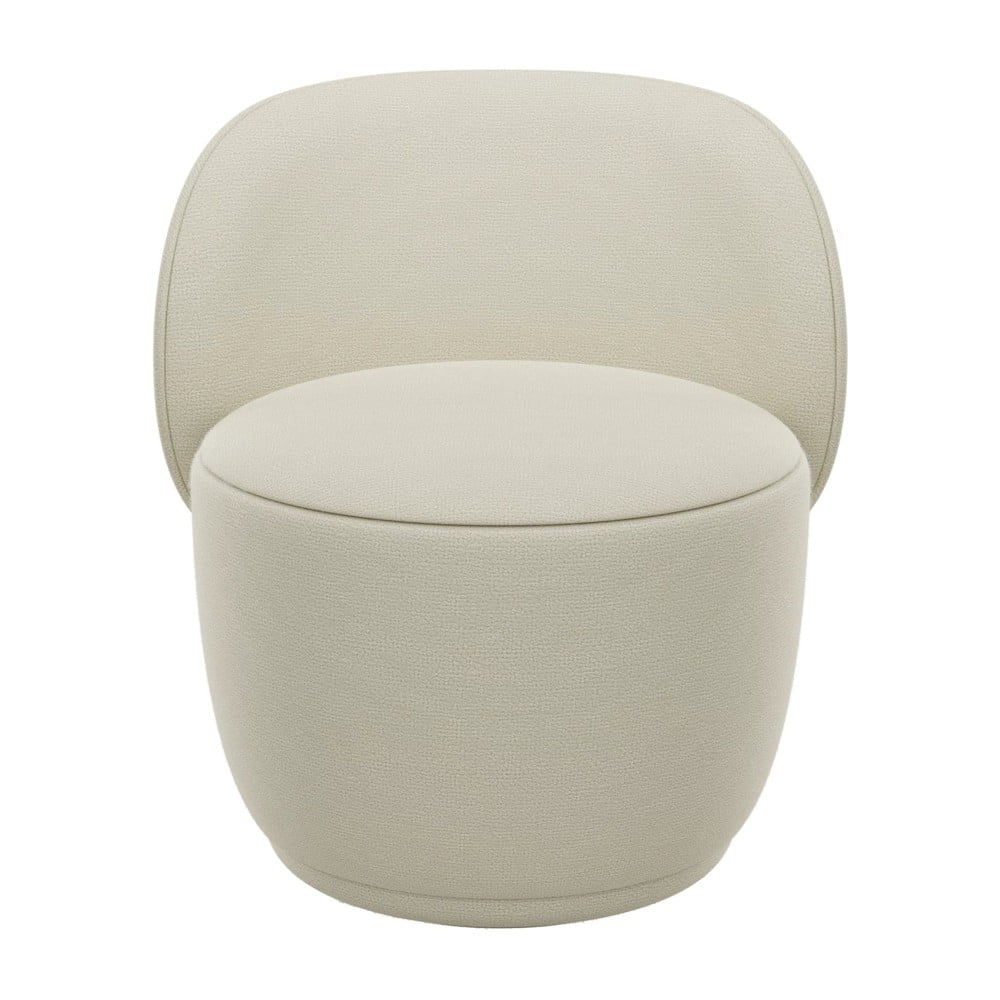 Poltrona beige in tessuto bouclé Kuon - Blomus | Poltrone