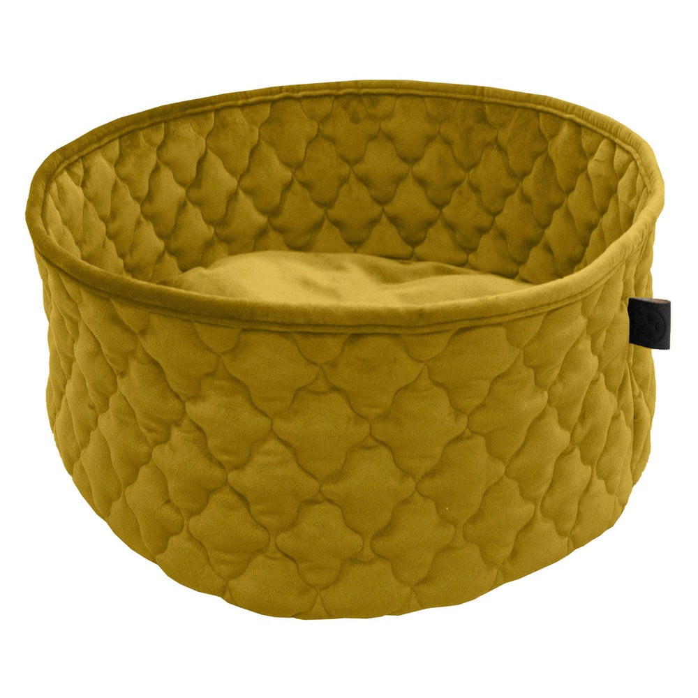 Letto per gatti giallo Velours - Ego Dekor | Cucce per animali