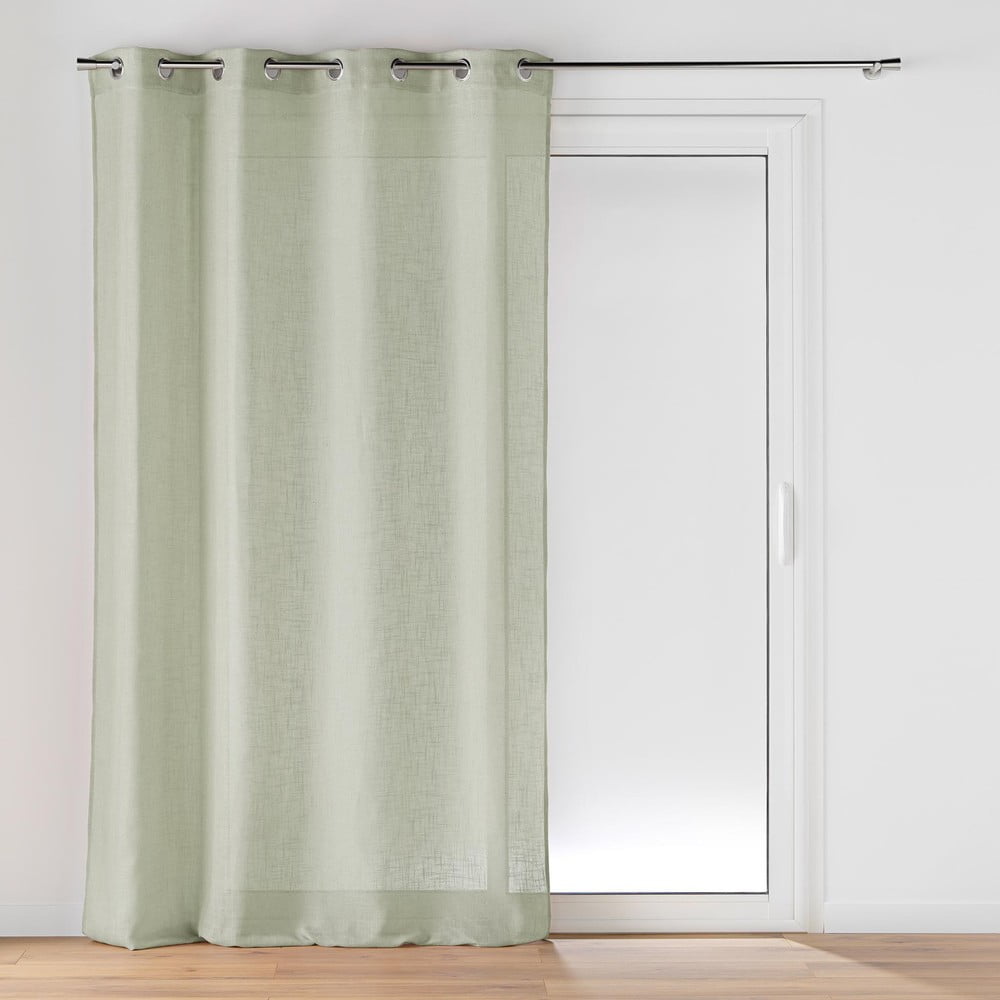 Tenda verde 140x280 cm Cloris - douceur d'intérieur | Tende sottili