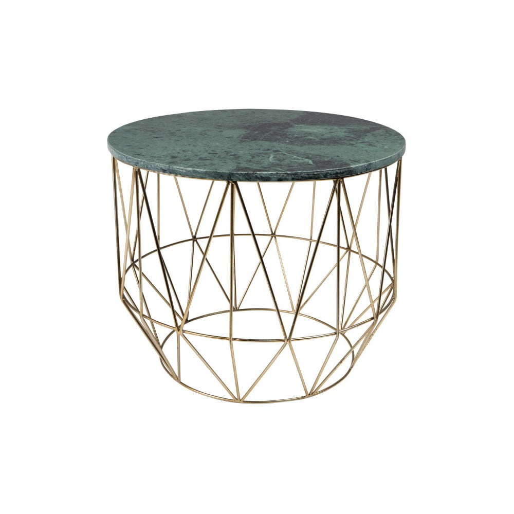 Tavolino con piano in marmo , ⌀ 51 cm Boss - Dutchbone | Tavolini