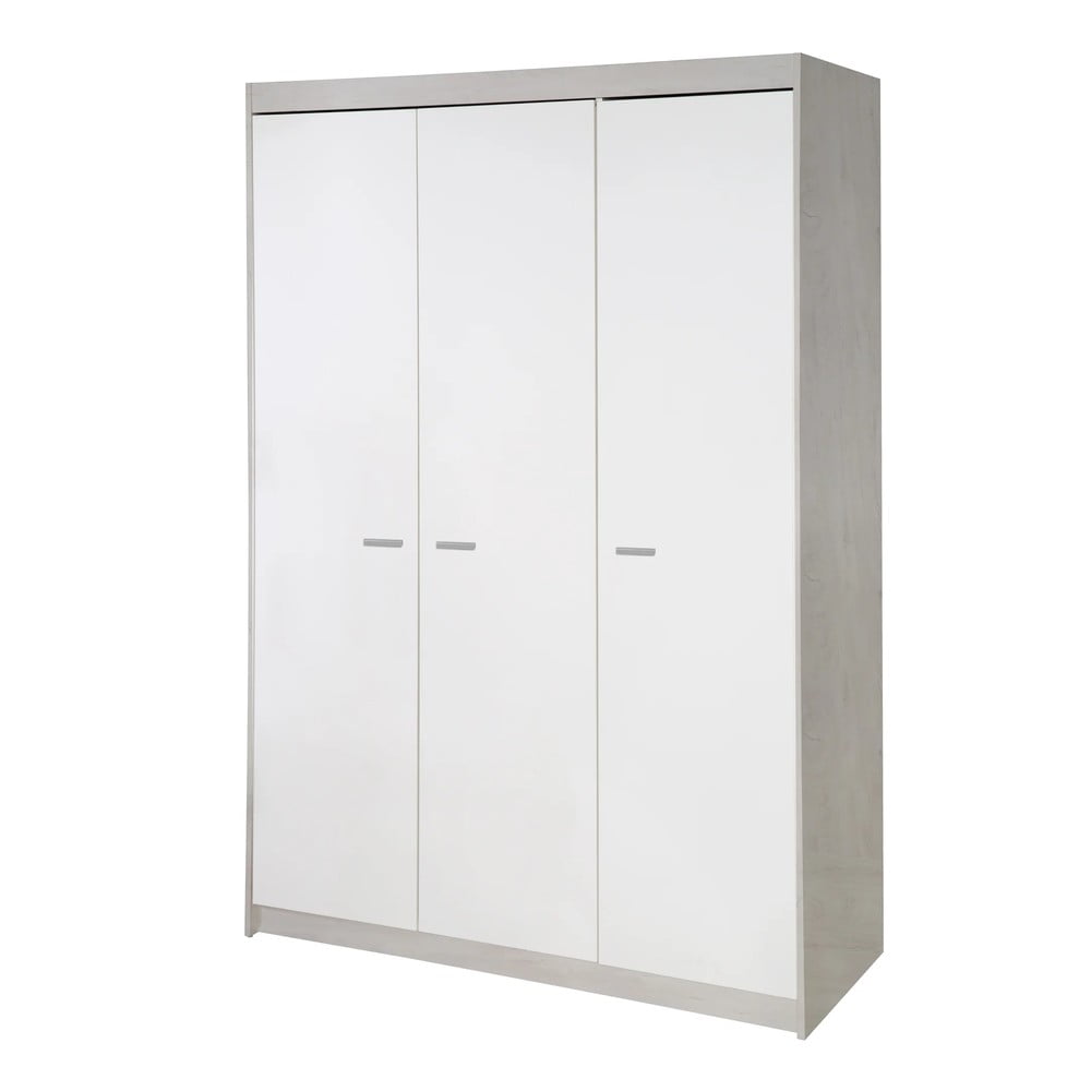 Armadio per bambini bianco in rovere 131x190 cm Julia - Roba | Armadi per bambini
