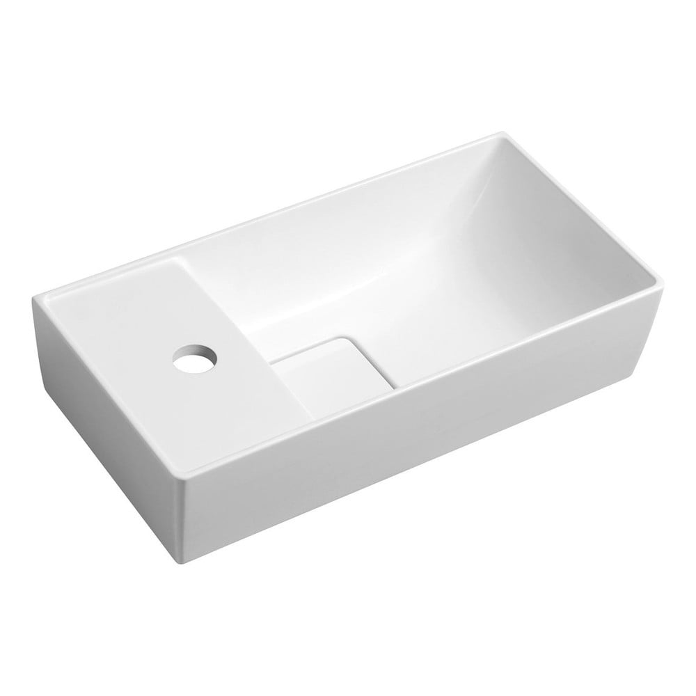 Lavabo bianco in composito minerale 47x24 cm Maxx – Sapho | Lavabi