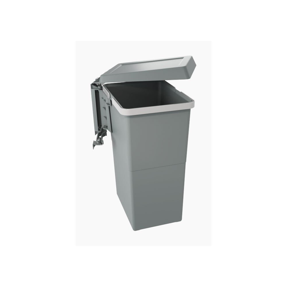 Cestino per rifiuti in plastica incorporato da 24 l Swing 2.0 - Elletipi | Cestini per la spazzatura