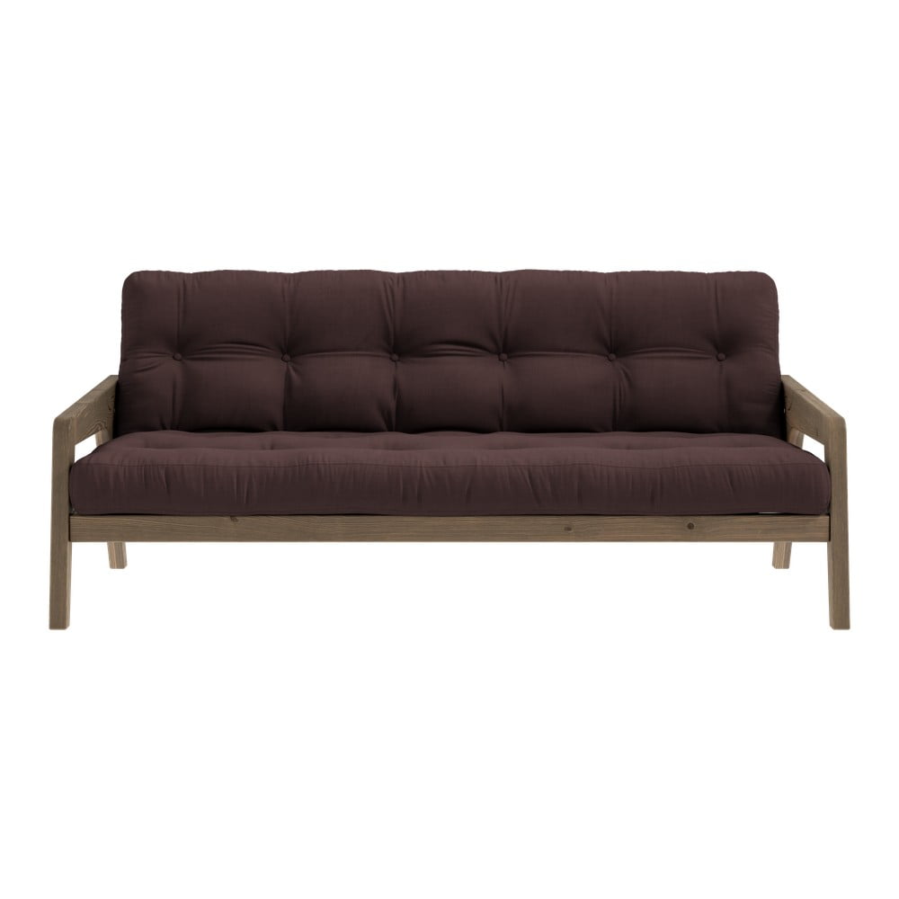 Divano letto marrone 204 cm Grab - Karup Design | Divani