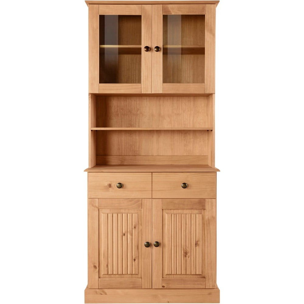 Credenza in legno di pino di colore naturale 181x34 cm Mille - Støraa | Vetrine