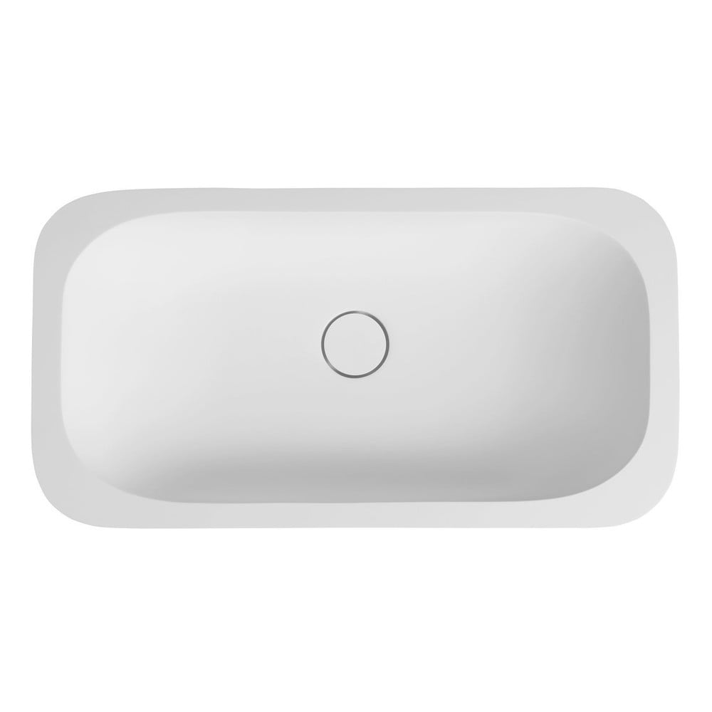 Lavabo bianco in pietra artificiale 67x35,5 cm Impala – Sapho | Lavabi