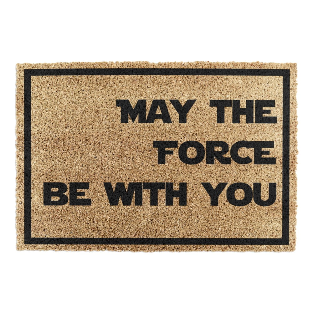 Zerbino in cocco 40x60 cm May the Force Be With Your - Artsy Doormats | Zerbini