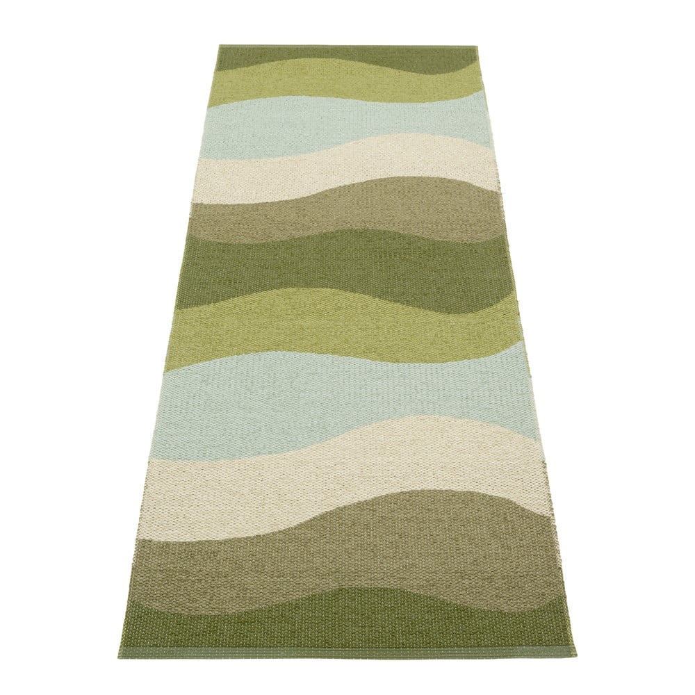 Passatoia da interno/esterno verde 70x200 cm Urvi Woods – Pappelina | Tappeti per esterni