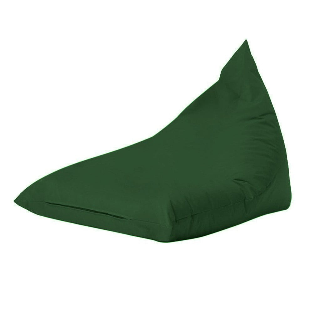 Borsa verde per sedersi Pyramid - Floriane Garden | Pouf a sacco