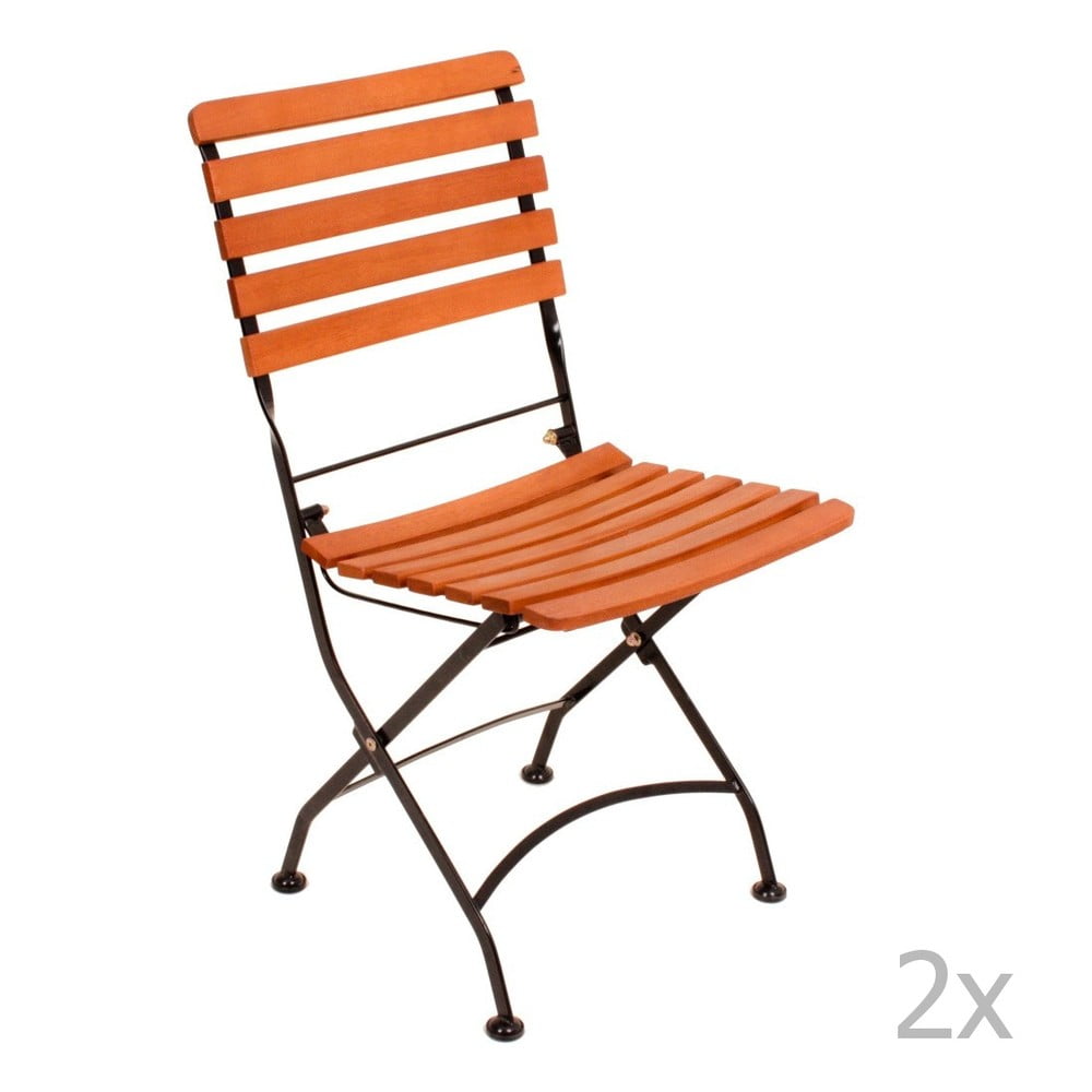 Sedia da giardino in legno marrone Vienna - Garden Pleasure | Poltrone da giardino