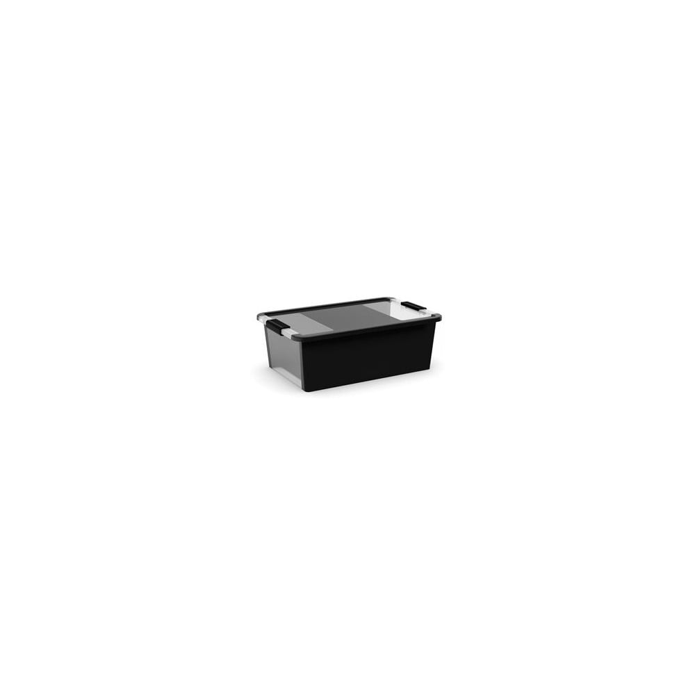 Scatola con coperchio nera in plastica 55x35x19 cm Bi-Box M – KIS | Scatole