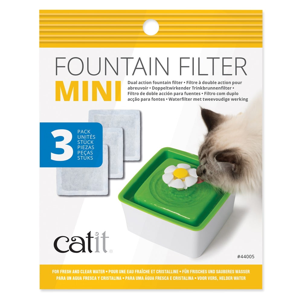 Set di filtri per abbeveratoio per gatto 3 pz Catit Mini Flower - Plaček Pet Products | Ciotole per cani e gatti