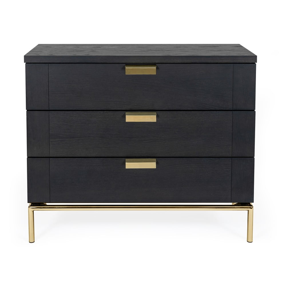 Credenza nera , 75 x 91 cm Pimlico - Woodman | Cassettiere