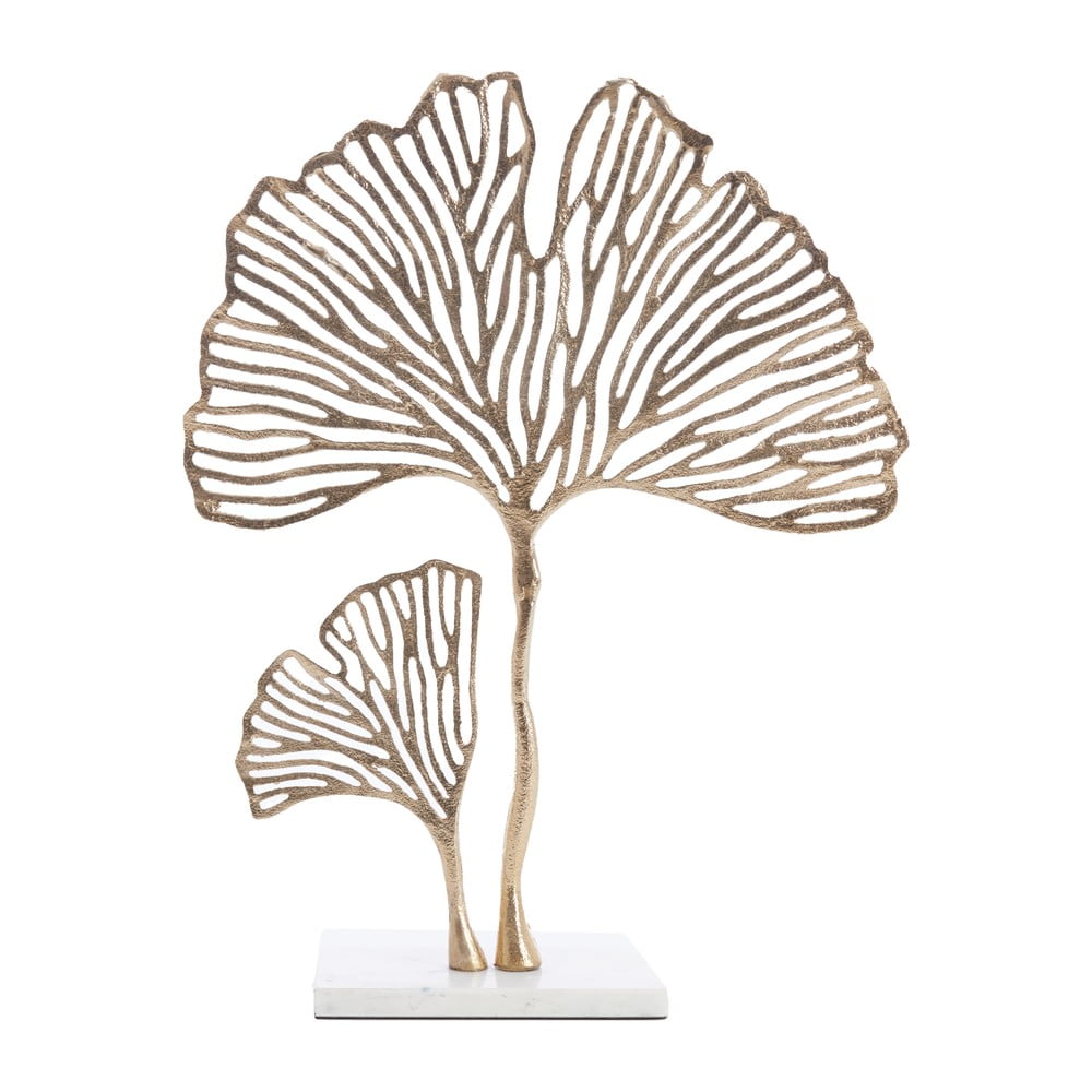 Statuetta in metallo (altezza 48 cm) Leaf - Light & Living | Statuette