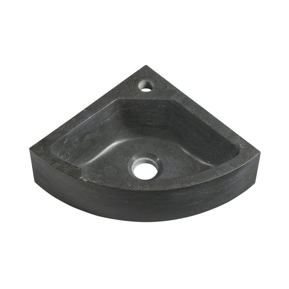 Lavabo nero in pietra 30x30 cm Blok – Sapho | Lavabi
