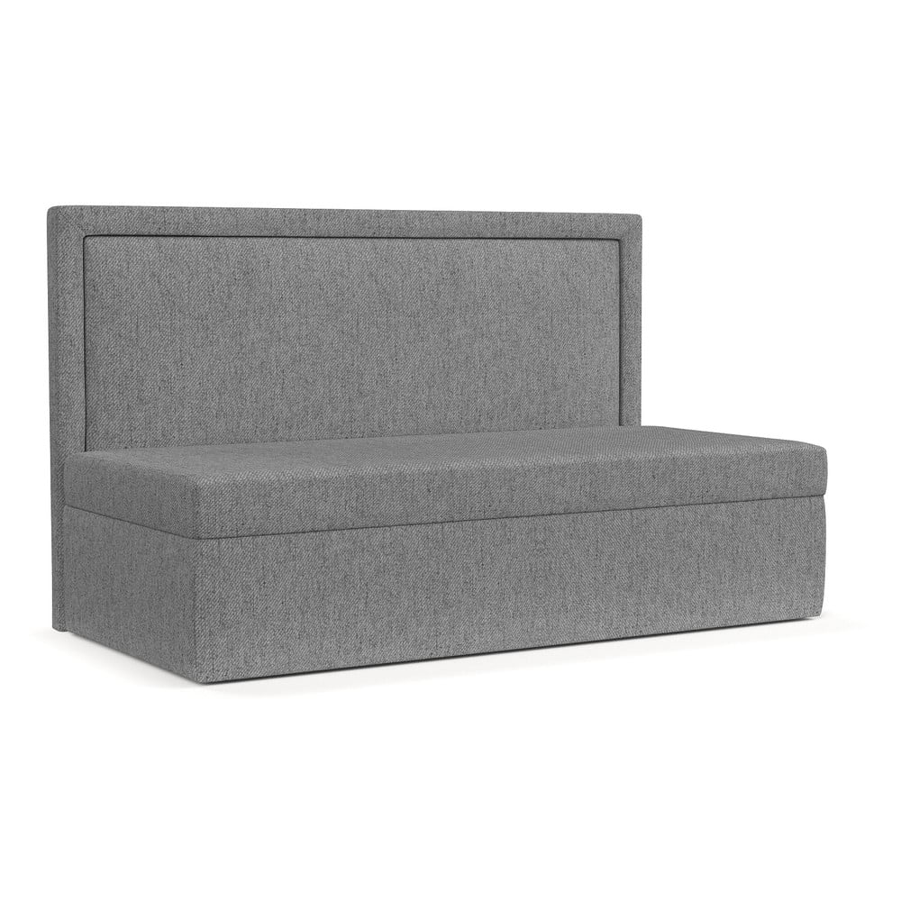 Letto singolo imbottito grigio 80x200 cm Scala - Maison de Rêve | Letti singoli
