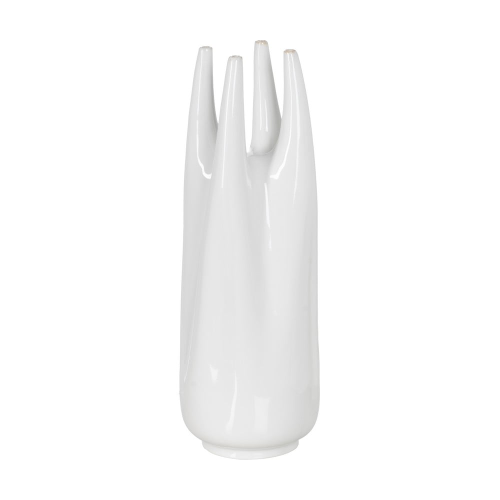 Vaso alto in ceramica bianca (altezza 56 cm) Blanca - Ixia | Vasi
