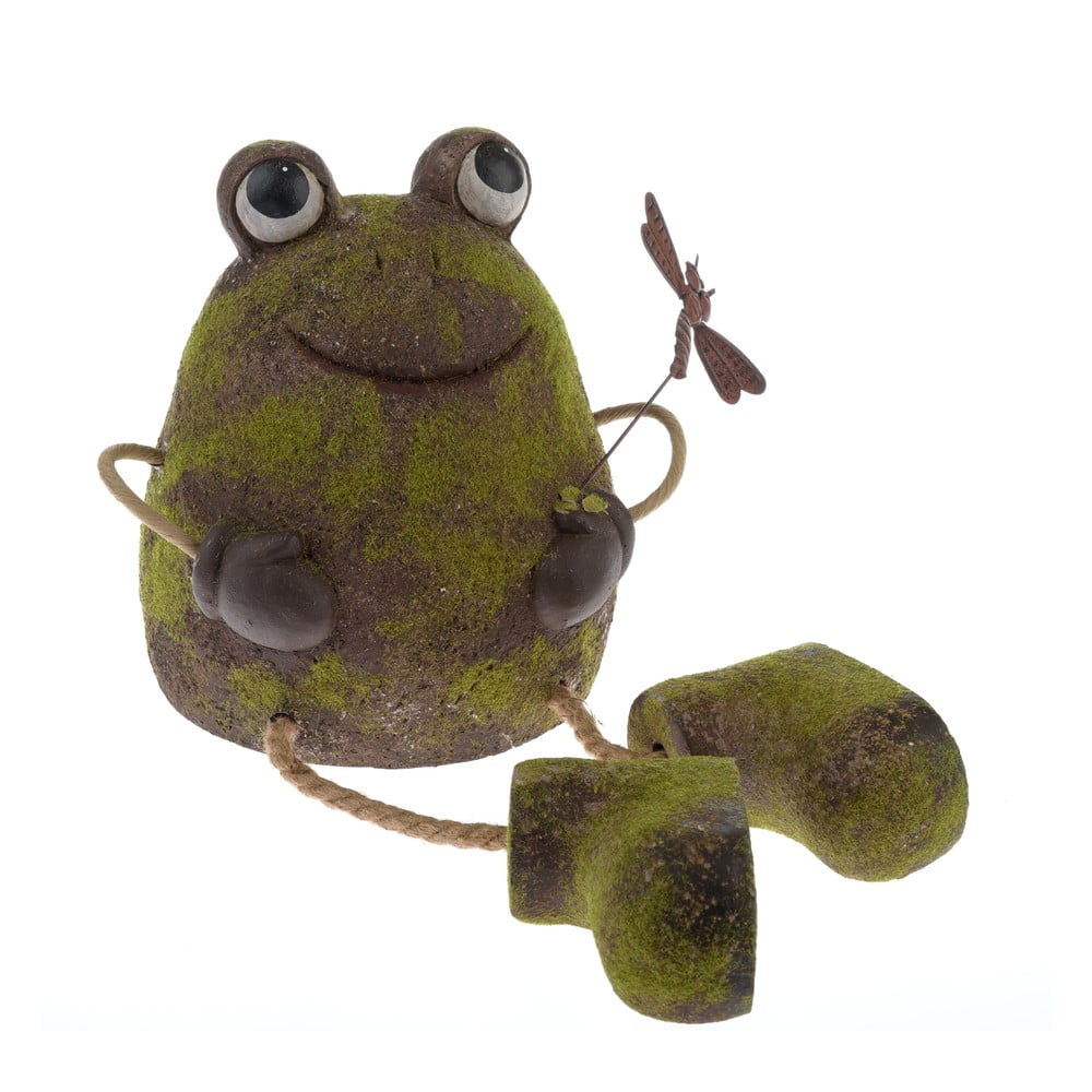 Statuetta per giardino (altezza 30 cm) Frog – Dakls | Statue da giardino