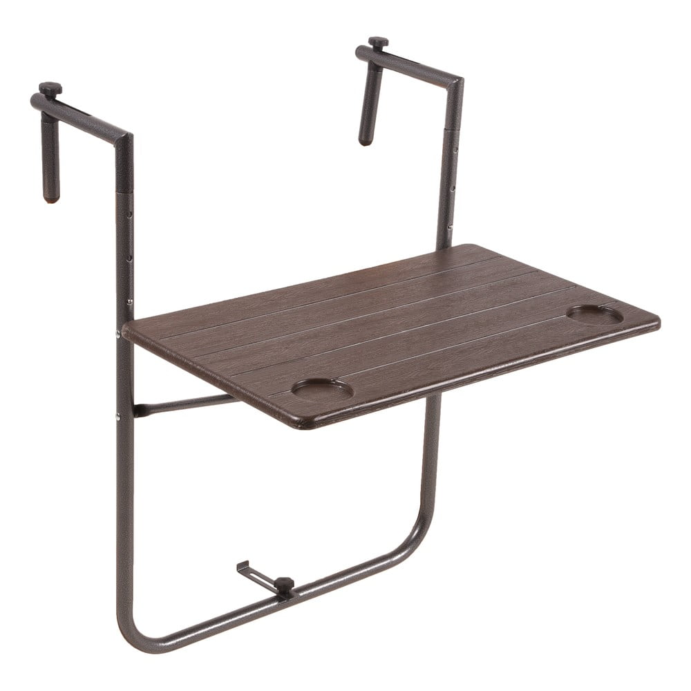Tavolino da balcone pieghevole sospeso 60x60 cm Tabora - Garden Pleasure | Tavolini da giardino