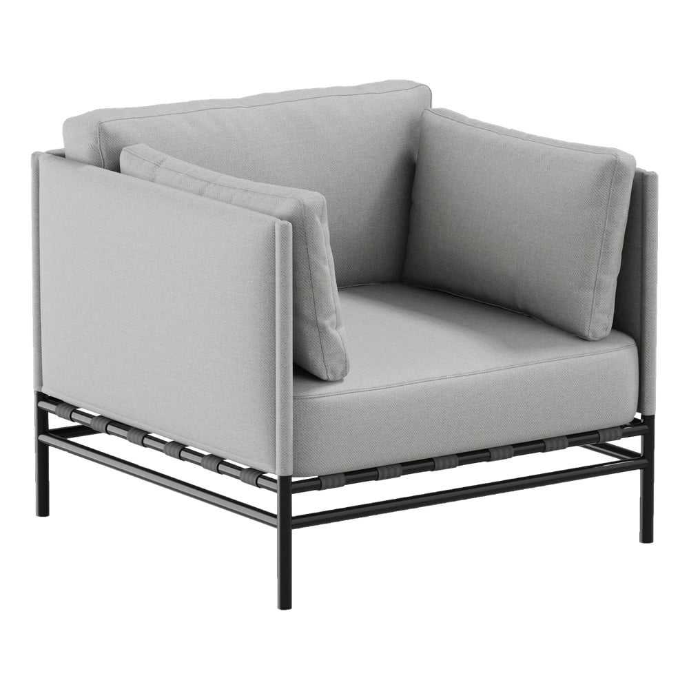 Poltrona da giardino imbottita grigio chiaro Dandy - Sit Sit | Poltrone da giardino