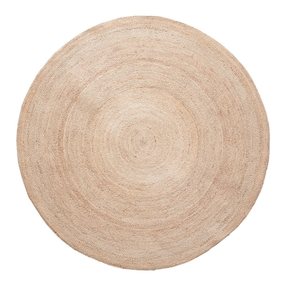 Tappeto rotondo marrone in iuta ø 150 cm Sage – Hübsch | Tappeti