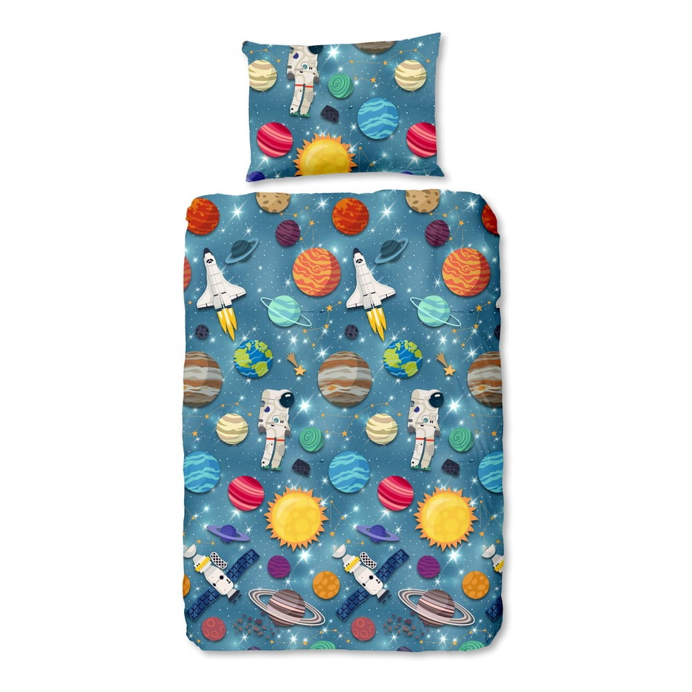 Biancheria da letto per bambini in flanella per letto singolo 140x200 cm - Good Morning | Biancheria da letto per bambini