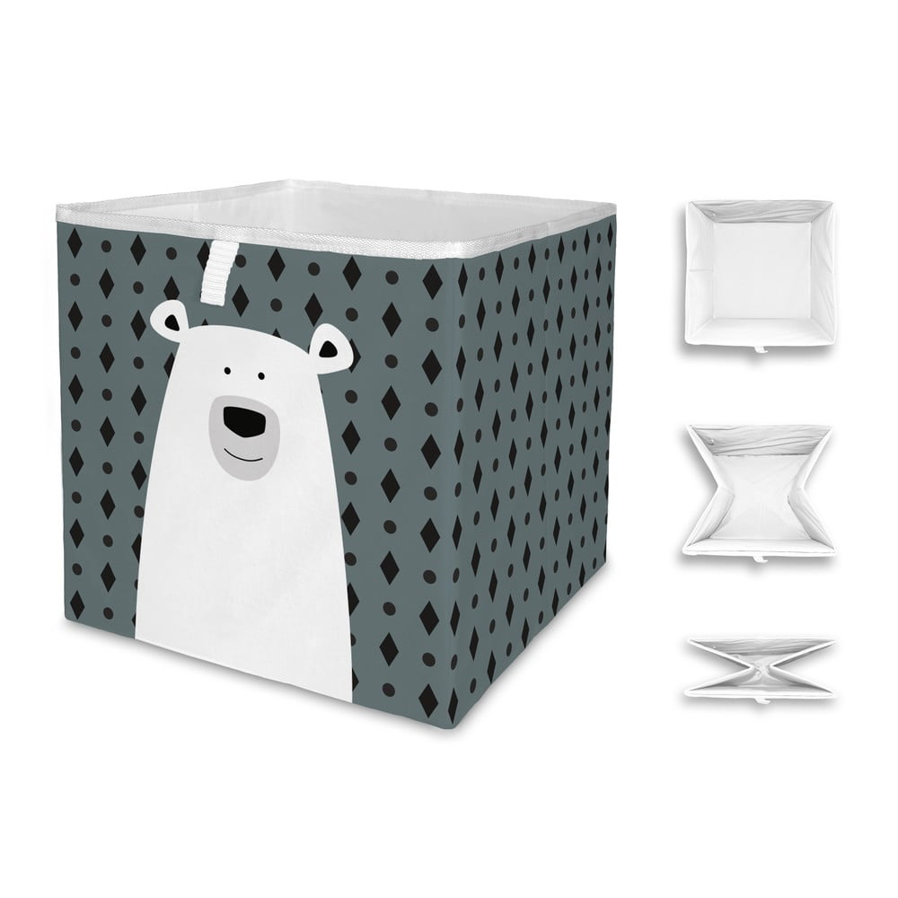 Scatola per bambini con orso polare Friends - Butter Kings | Organizer per giocattoli