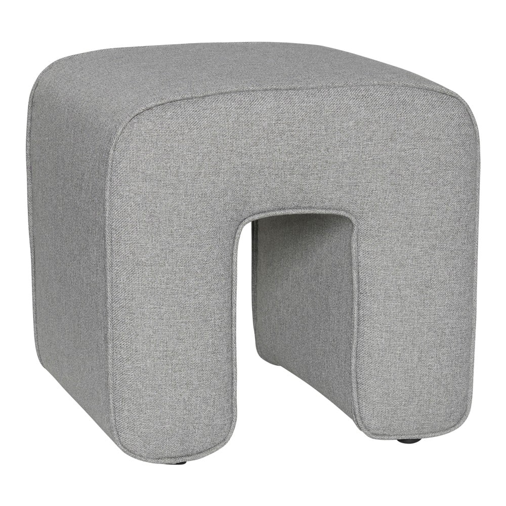 Sgabello grigio Sculpture - Hübsch | Sgabelli e pouf