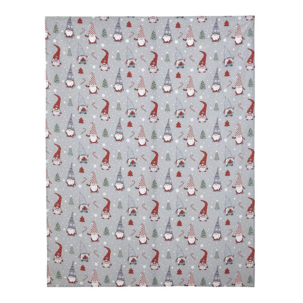 Tovaglia in cotone con motivo natalizio 137x229 cm Gnomes - Catherine Lansfield | Tovaglie